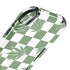 Marijuana Green Checkered Nintendo Switch Lite Skin